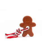 Great&Small Christmas TPR Large Gingerbread Friend Dog Toy