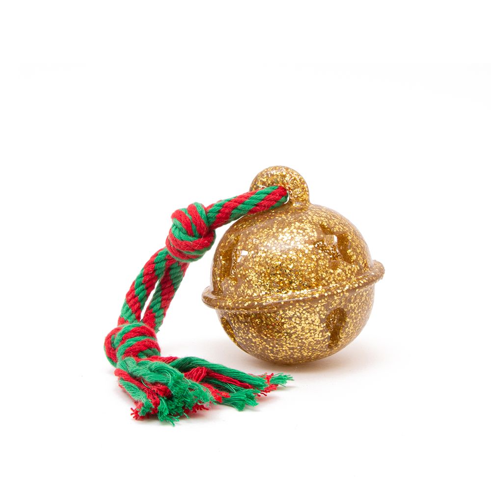 Great&Small Christmas TPR Treat Bell Dog Toy