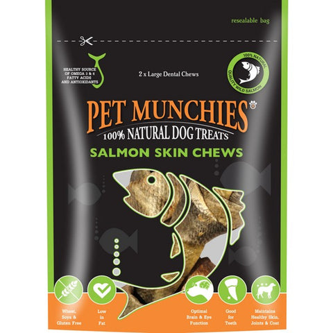 Pet Munchies Salmon Chews Large 125g