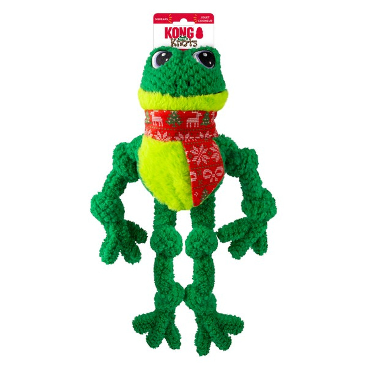 KONG Holiday Knots Frog Large XL