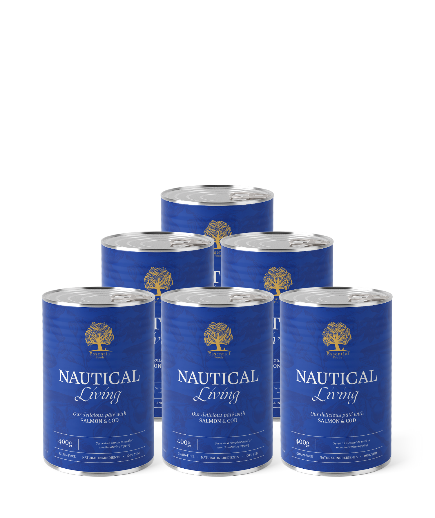 NAUTICAL LIVING PÂTÉ, 400G x 6