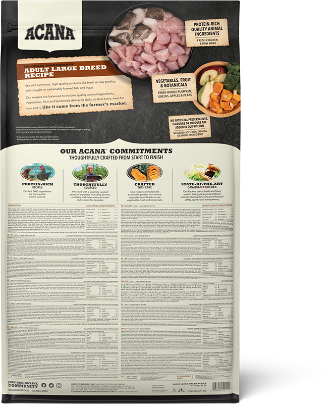 ACANA Adult Large Breed 11.4kg x2