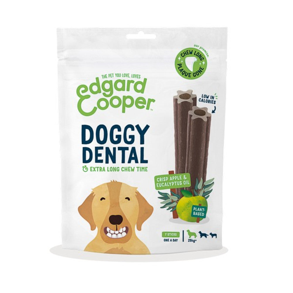 Edgard & Cooper Dog Adult Dental Sticks Apple & Eucalyptus 7 Pack
