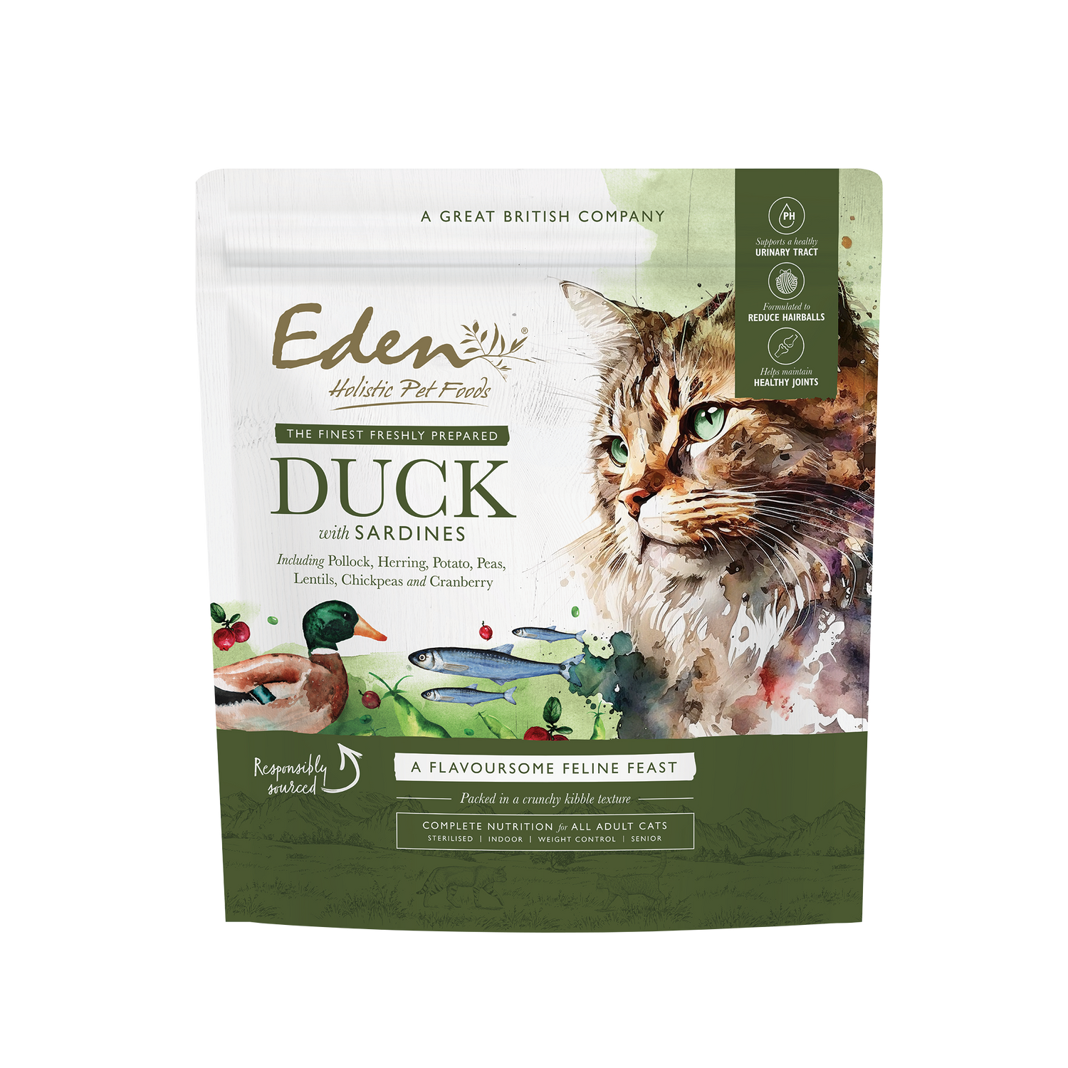 Eden Feline Feast Duck & Sardine 1.5KG