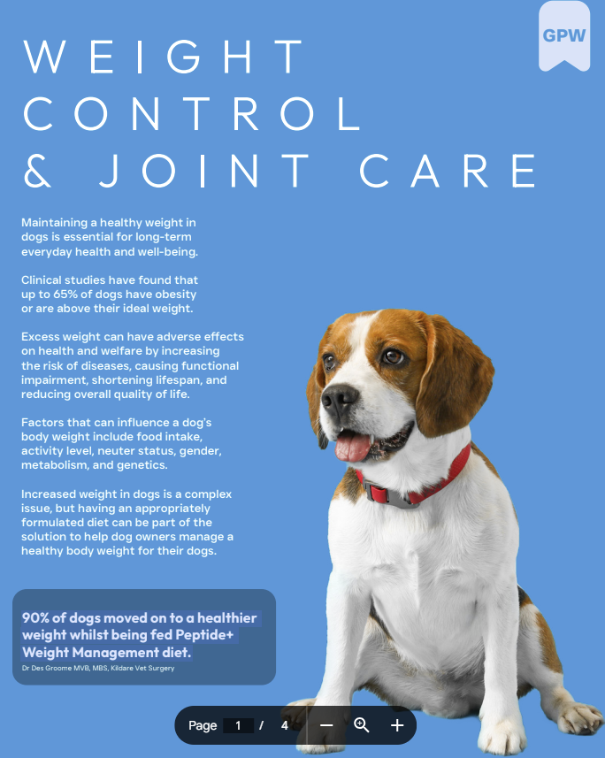 Jurassic Bark Peptide - Weight Control & Joint Care
