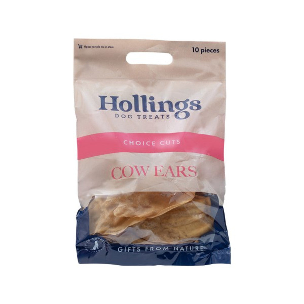 Hollings Dried Cow Ears 10 pack