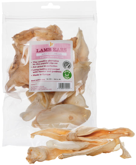 JR Natural Lamb Ears 100g
