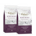Eden Semi-Moist Country Feast Dog Food 10kg x2