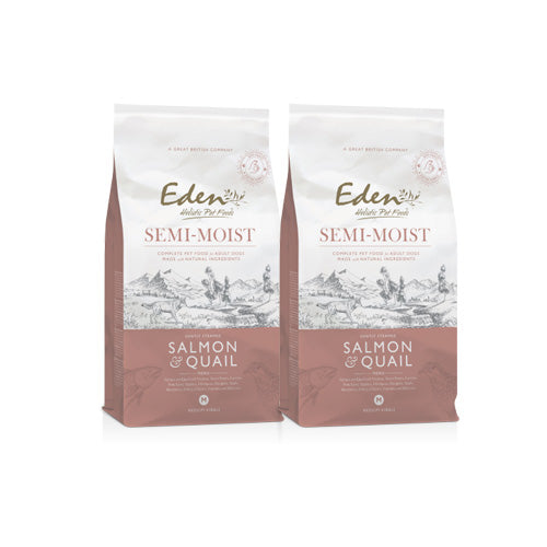 Eden Semi-Moist Salmon and Quail 10kg x2