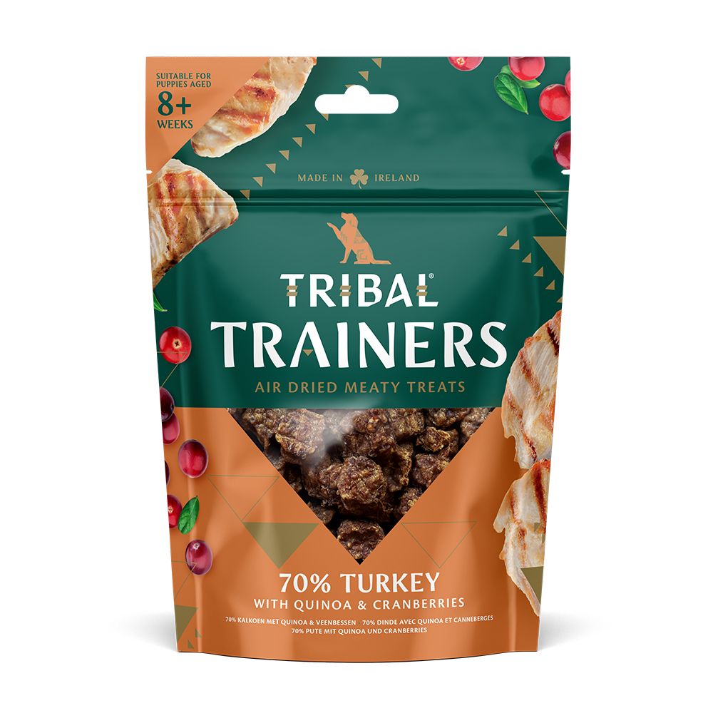 Tribal Trainers Turkey & Cranberry Dog Treats 80g BBD 2/25