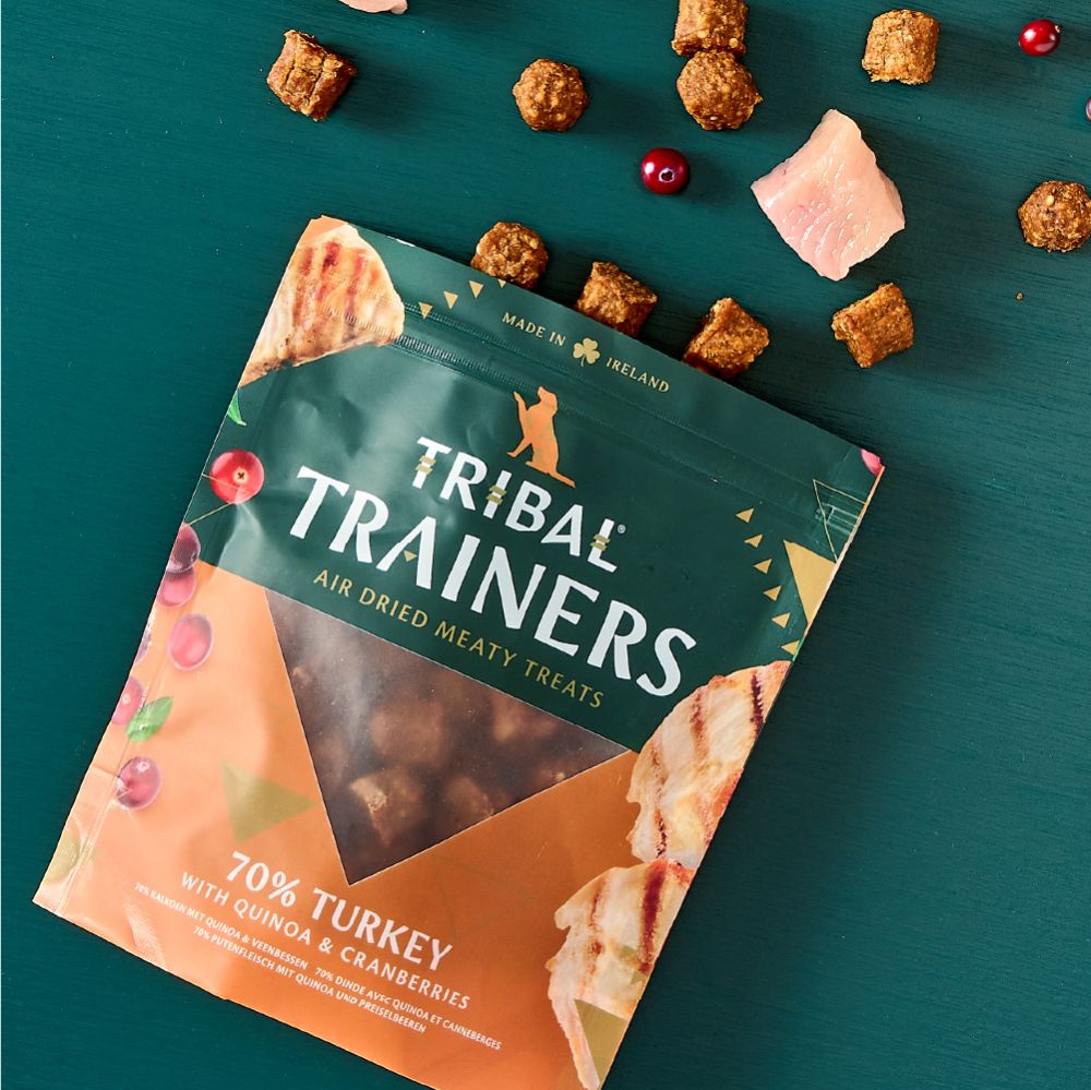 Tribal Trainers Turkey & Cranberry Dog Treats 80g BBD 2/25