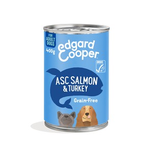 Edgard & Cooper Salmon & Turkey 400g Can - BBD 04/2024