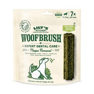 Lily's Kitchen Woofbrush Natural Dental Adult Dog Chews 7 Pack