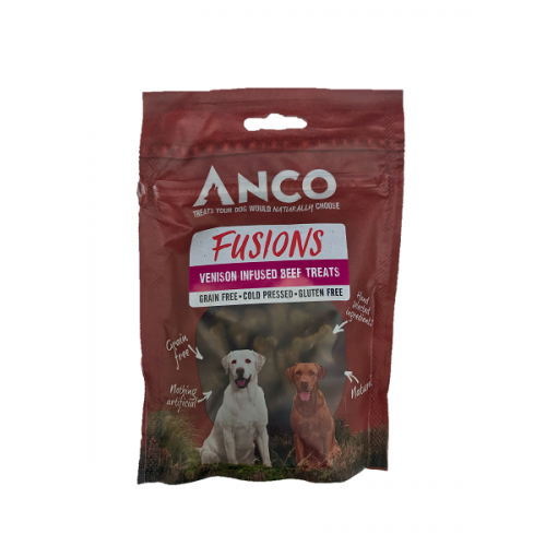 Anco Fusions Venison & Beef 100g Dog- Jurassic Bark Pet Store Littleport Ely Cambridge