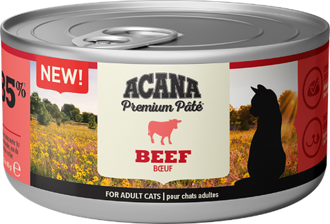 ACANA Premium Beef Pâté for Adult Cats 85g x 1