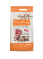 Natures Variety Freeze Dried Meat Bites Beef 20g