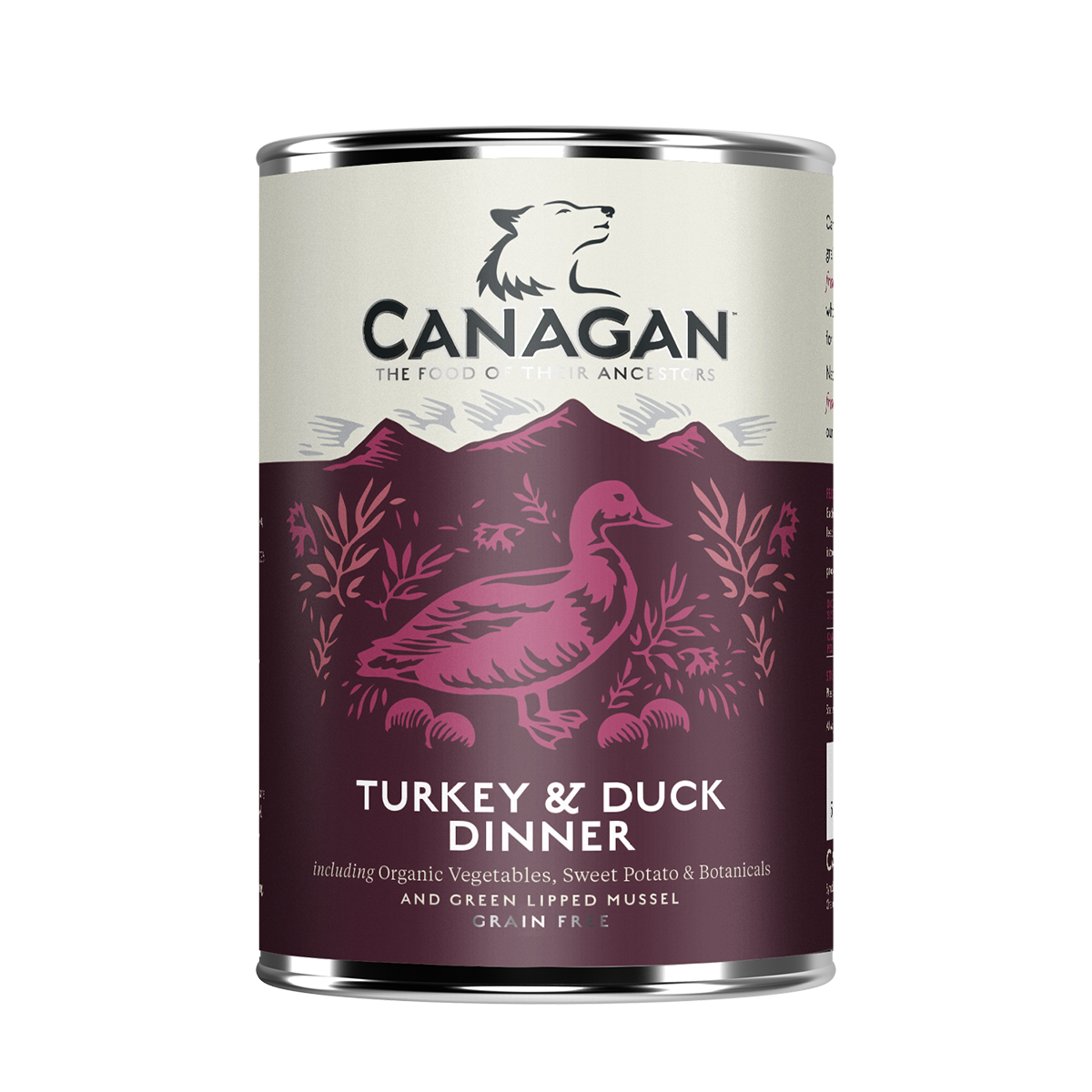 Canagan Turkey & Duck Dinner Wet Food 400g