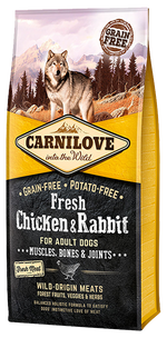 Carnilove Fresh Chicken & Rabbit Adult Dog- Jurassic Bark Pet Store Littleport Ely Cambridge