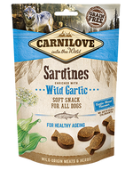 Carnilove Sardines with Wild Garlic Dog Treat 200g Dog Treats- Jurassic Bark Pet Store Littleport Ely Cambridge