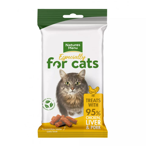 Natures Menu Real Meat Cat Treats Chicken & Liver 60g