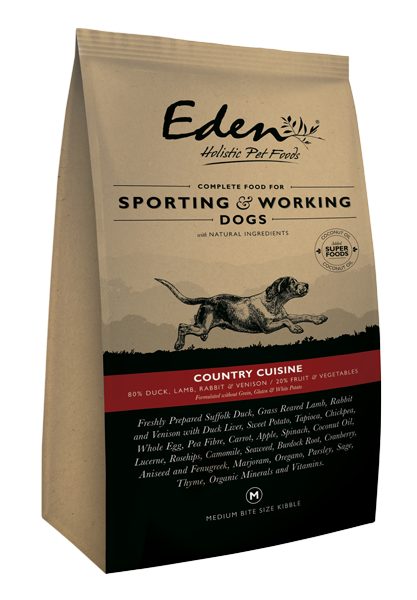 Eden 80/20 Country Cuisine Game With Lamb Working And Sporting Dog