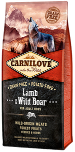 Carnilove Lamb & Wild Boar Dog- Jurassic Bark Pet Store Littleport Ely Cambridge