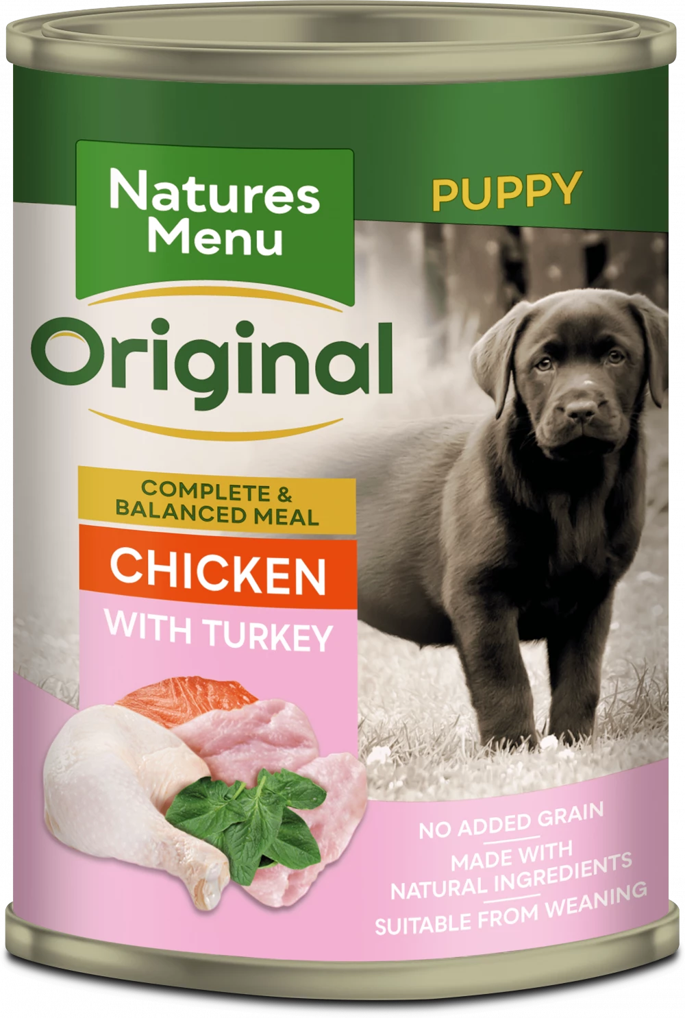 Natures Menu Junior Chicken with Turkey for Puppies 12 x 400g