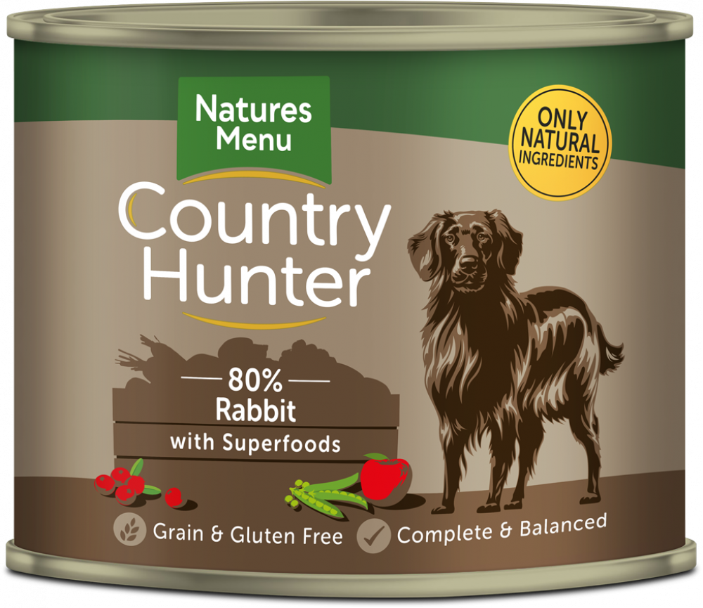 Natures Menu Country Hunter Rabbit With Superfoods 600g