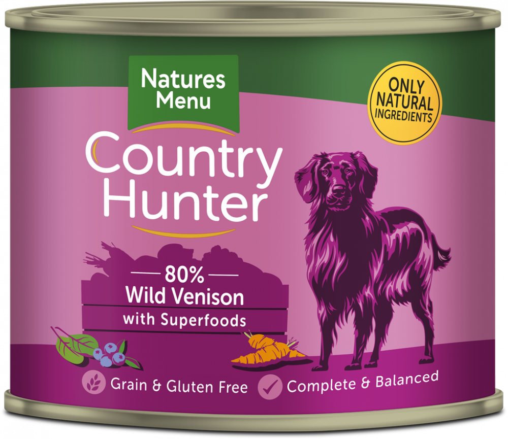 Natures Menu Country Hunter Wild Venison With Superfoods 600g
