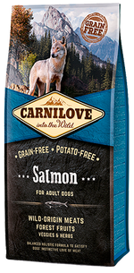 Carnilove Salmon Adult Dog- Jurassic Bark Pet Store Littleport Ely Cambridge