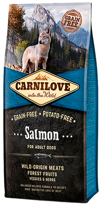 Carnilove Salmon Adult Dog- Jurassic Bark Pet Store Littleport Ely Cambridge