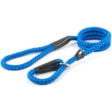 Ancol Viva Nylon Rope Slip Lead Blue