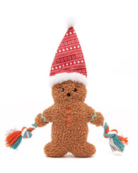 Great&Small Christmas Double Faced Gingerbread Dog Toy