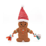 Great&Small Christmas Double Faced Gingerbread Dog Toy