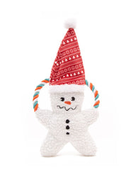 Great&Small Christmas Double Faced Snowman Dog Toy