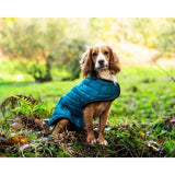 Henry Wag Teal Quilted Dog Jacket Small 40cm