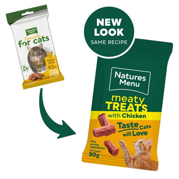 Natures Menu Cat Meaty Treats Chicken 50g