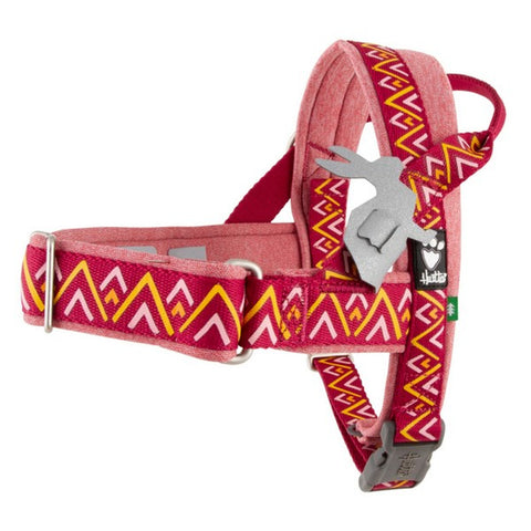 Hurtta Razzle-Dazzle H-Harness Beetroot 35-45cm