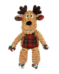 KONG Holiday Floppy Knots Reindeer Dog Toy - Small/Medium