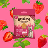 Soopa Healthy Bites for Dogs Strawberry Dog-Quiri 50g