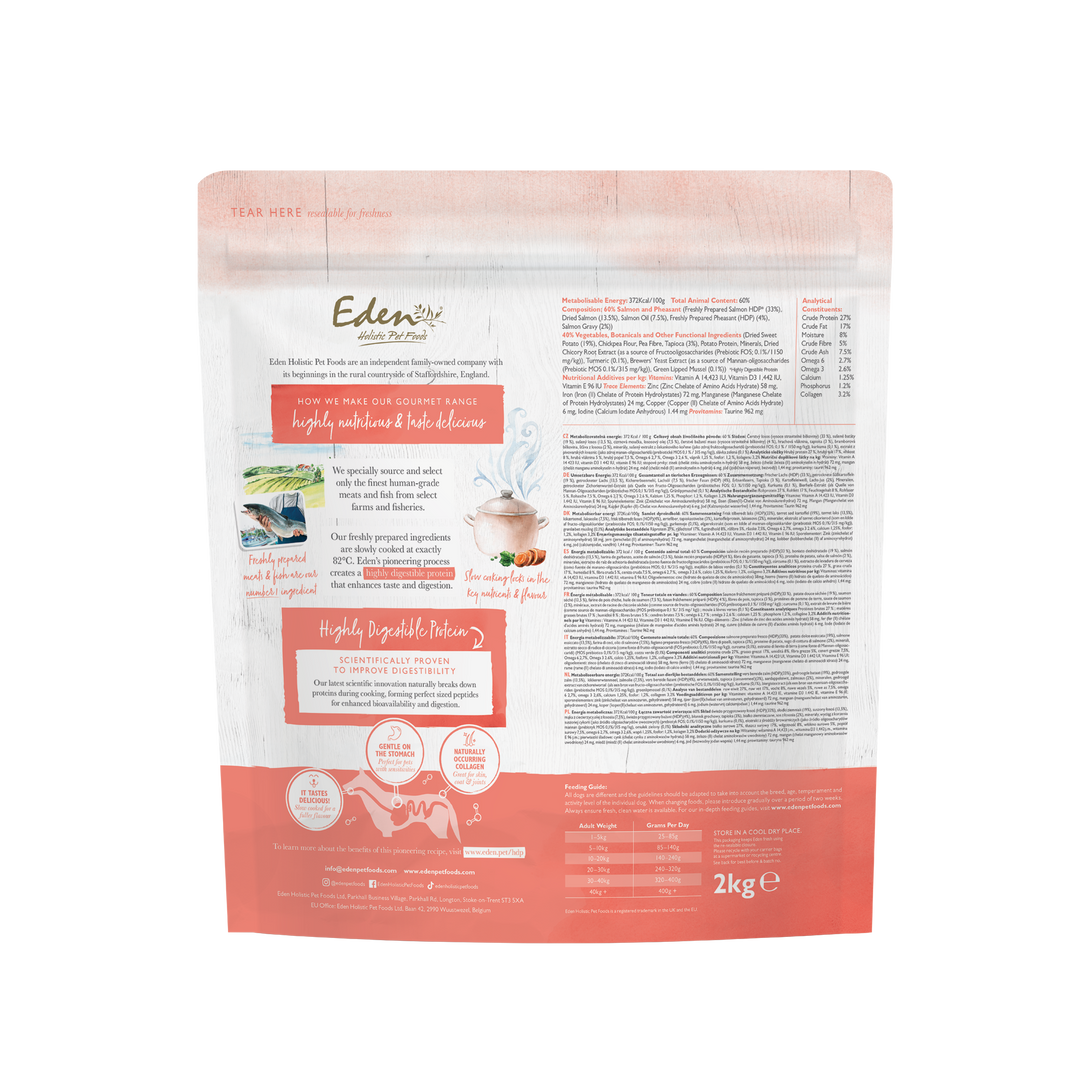 Eden Gourmet Range Salmon & Pheasant Dry Dog Food