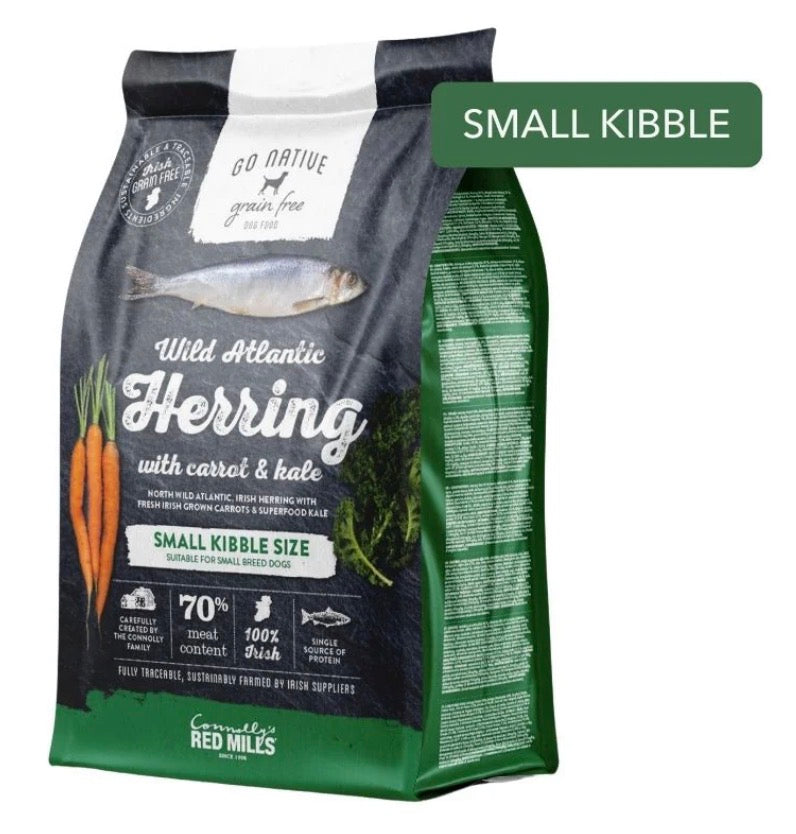 Go Native Small Breed Herring with Carrot and Kale