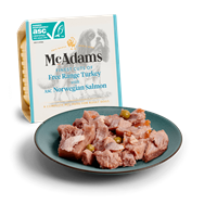 McAdams Whole Free-Range Turkey & ASC Norwegian Salmon Dog 150g