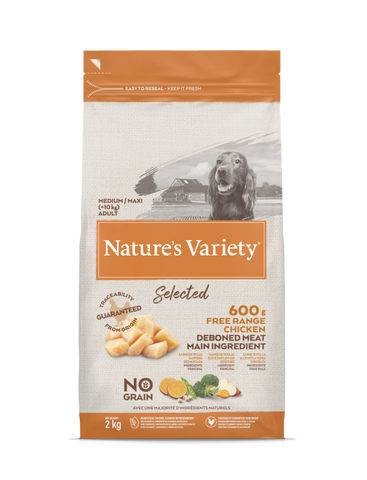 Natures Variety Selected Dry Chicken For Adult Dogs - BBD 14/3/24