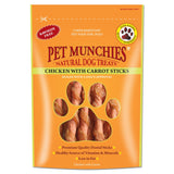 Pet Munchies Dog Treats - Chicken with Carrot Sticks 80g