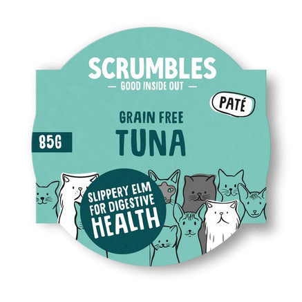 Scrumbles Grain Free Tuna Wet Cat Food for Kittens and Cats