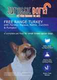 Jurassic Bark Superfood 65 - Small Breed Free Range Turkey for Senior Dogs