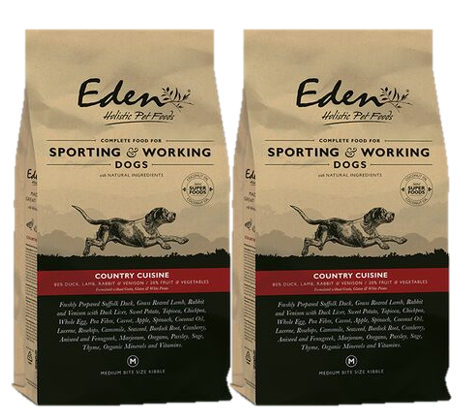 Eden 80/20 Country Cuisine Game With Lamb Working And Sporting Dog x2