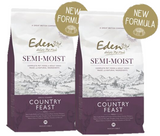 Eden Semi-Moist Country Feast Dog Food 10kg x2
