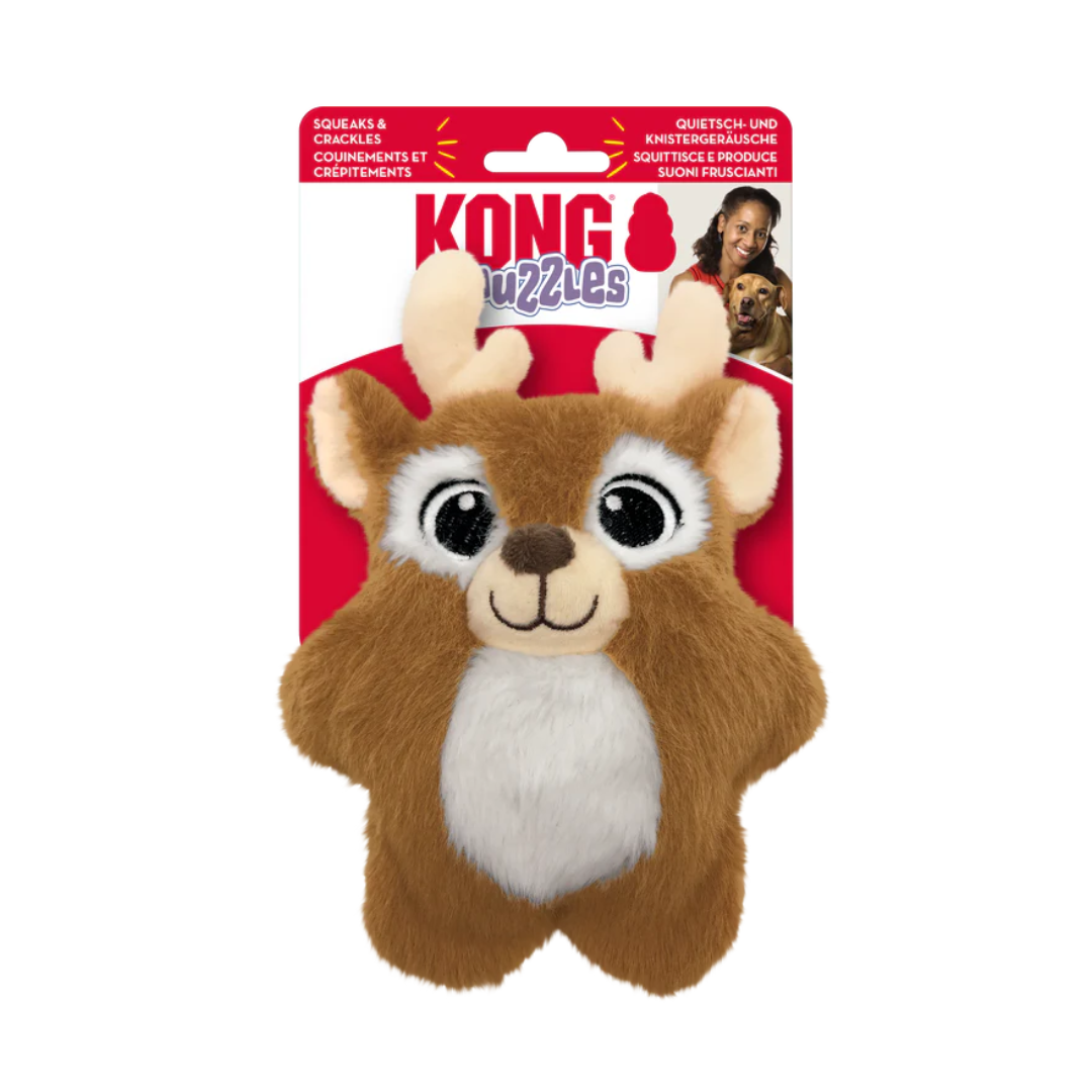 KONG Holiday Snuzzles Reindeer Small